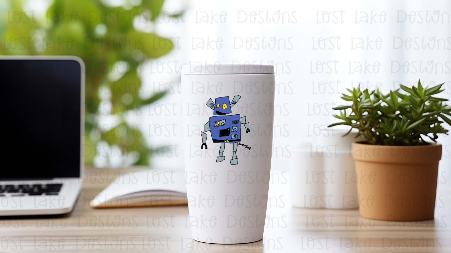 Beep Beep Robot Sticker| GT Creations Collection