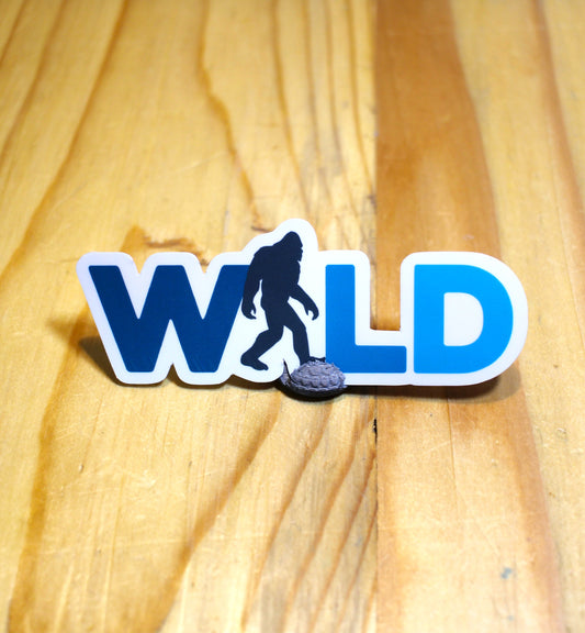 Wild Bigfoot Beach Theme| Sasquatch Sticker| Cell Phone Sticker