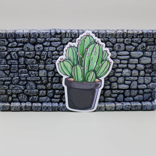 Potted Cactus Sticker| Potted Succulent Sticker