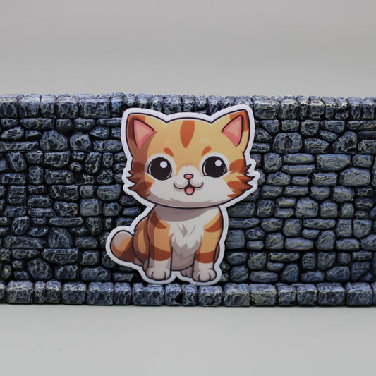 Boots The Cat  Sticker| Cute Cat Sticker| Kawaii Cat|