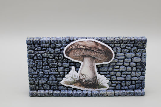 Portabella Like Mushroom Vintage Sticker Die Cut Vintage Outdoors Forest Woods Nature