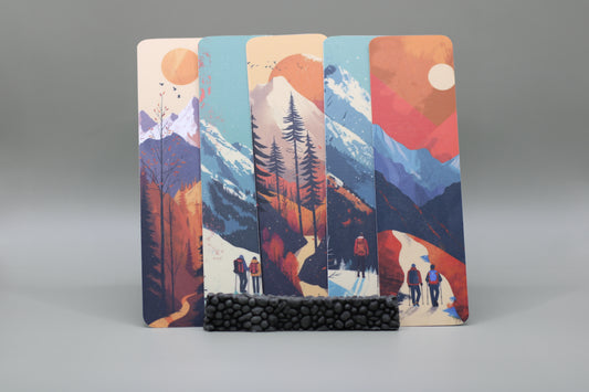 Hiking Mountain Adventure Bookmark Set| Outdoors Bookmark Set