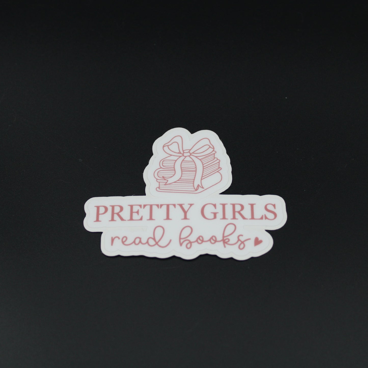 Pretty Girls Read Bookish Reading Waterproof Vinyl Sticker