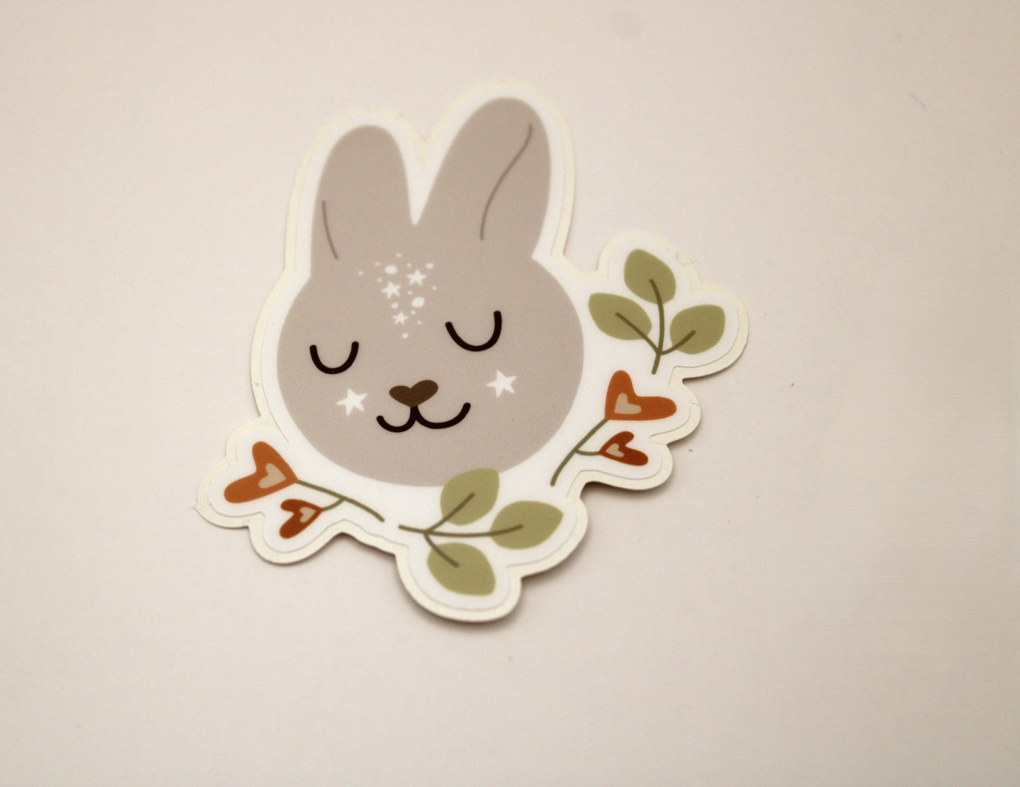 Sweet Spring Bunny Spiral Notebook Notepad Stickers Gift Set