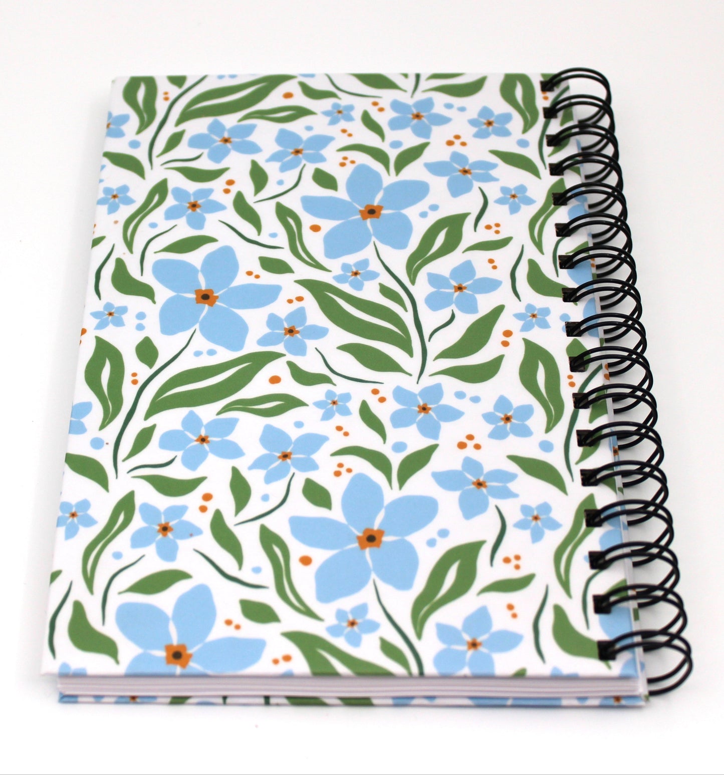 Forget Me Not Spiral Notebook Floral Gift Set