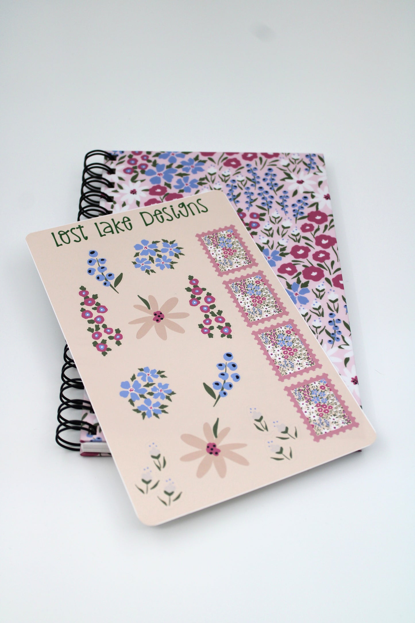 Morning Meadow Spiral Notebook Floral Gift Set