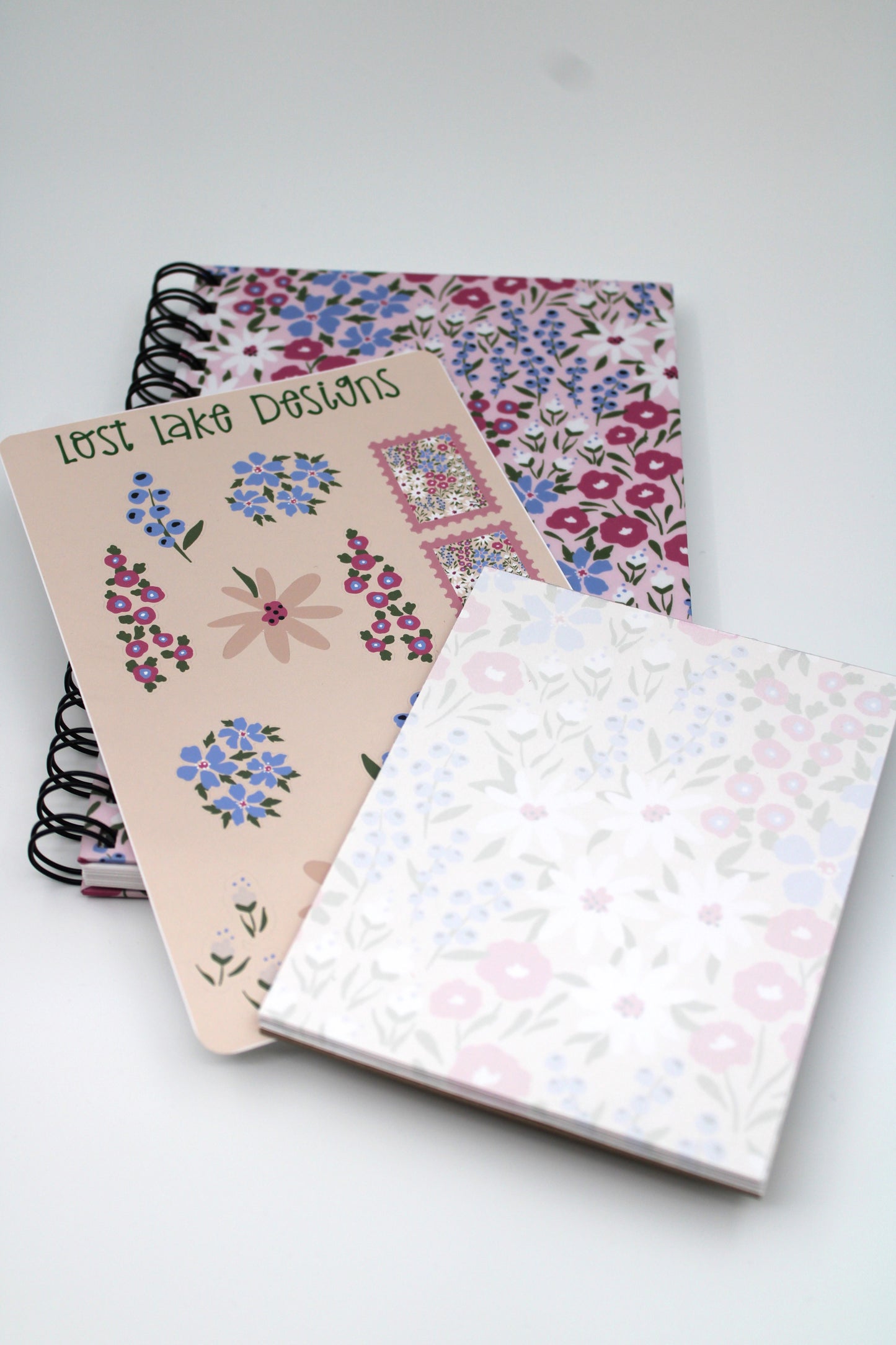 Morning Meadow Spiral Notebook Floral Gift Set