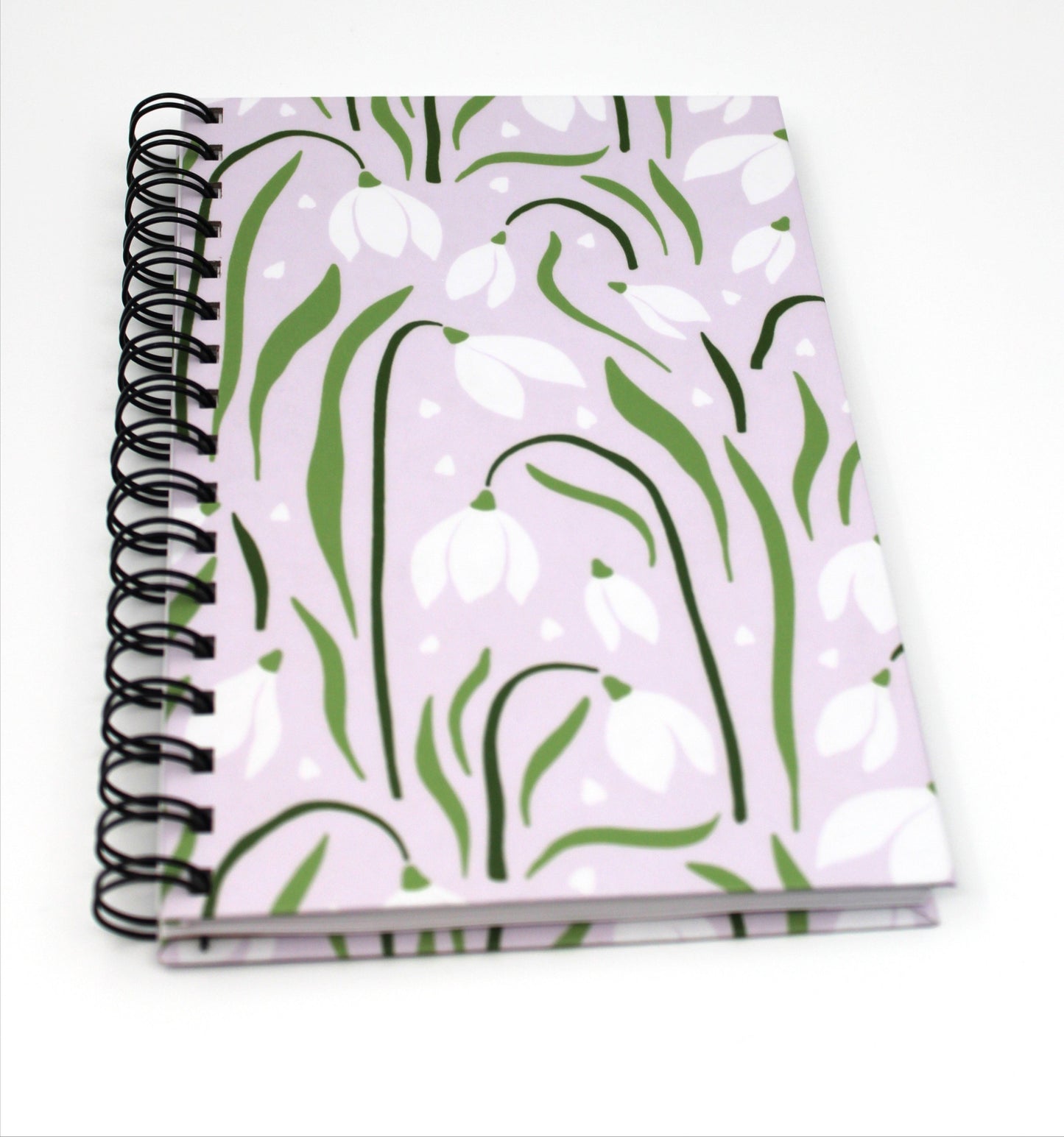 Snowdrop Spiral Notebook Floral Gift Set