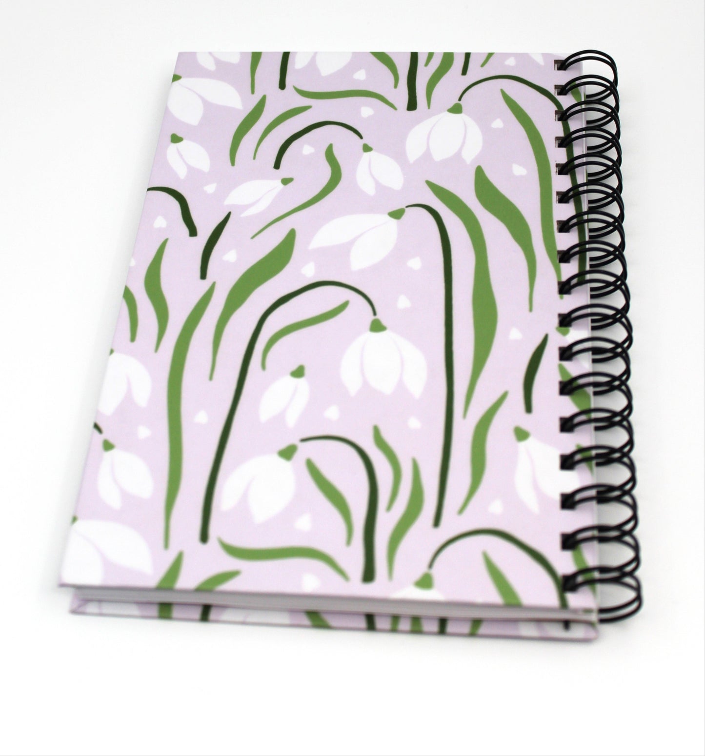 Snowdrop Spiral Notebook Floral Gift Set