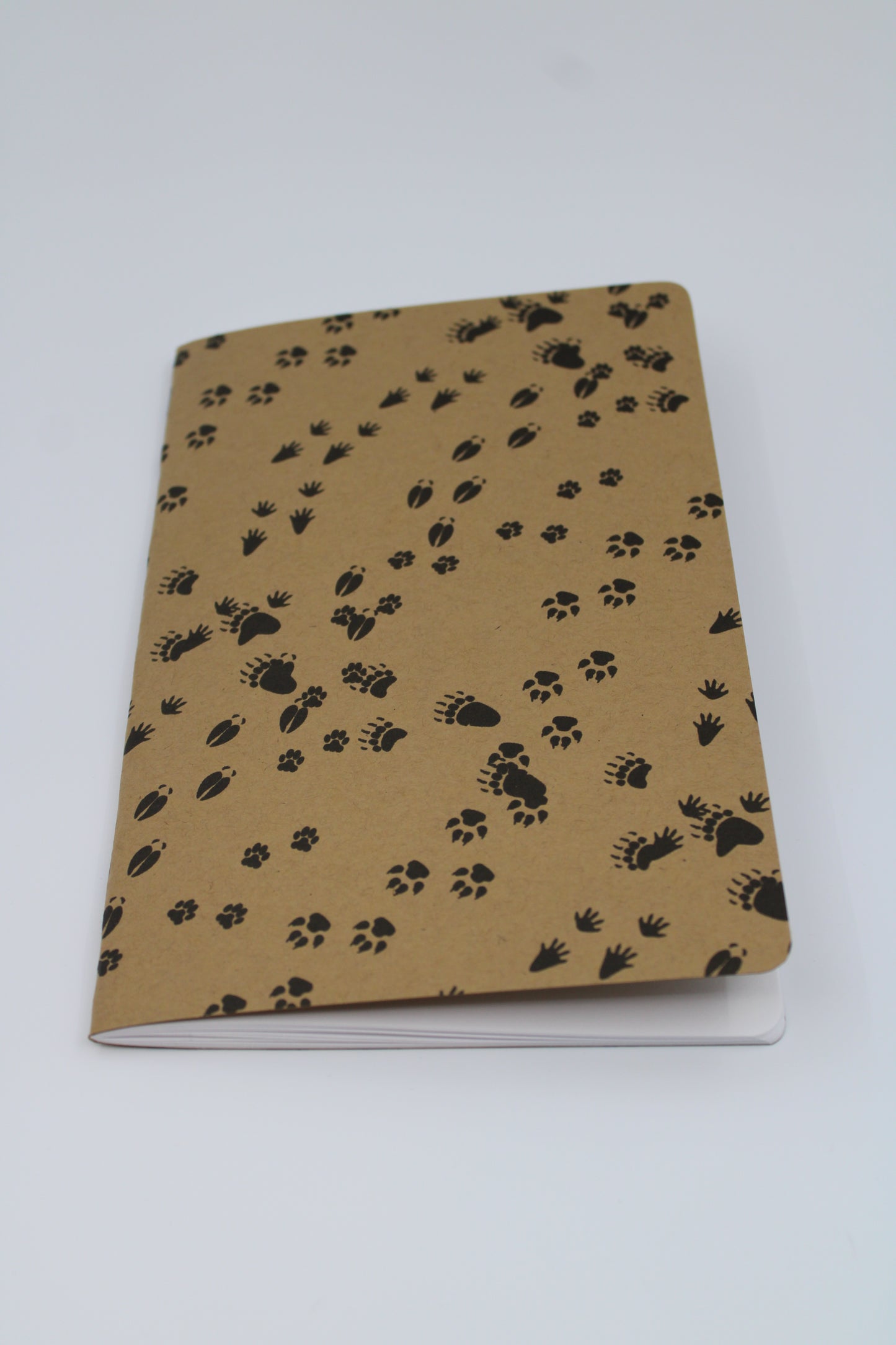 Wildlife Tracks Stapled Notebook Notepad Stickers Gift Set