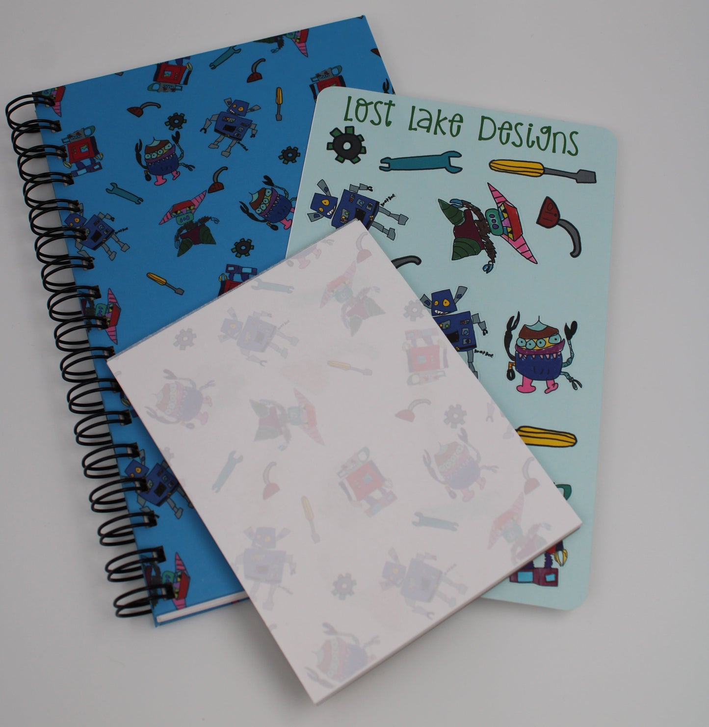 Robot Spiral Notebook Gift Set| GT Creations Collection