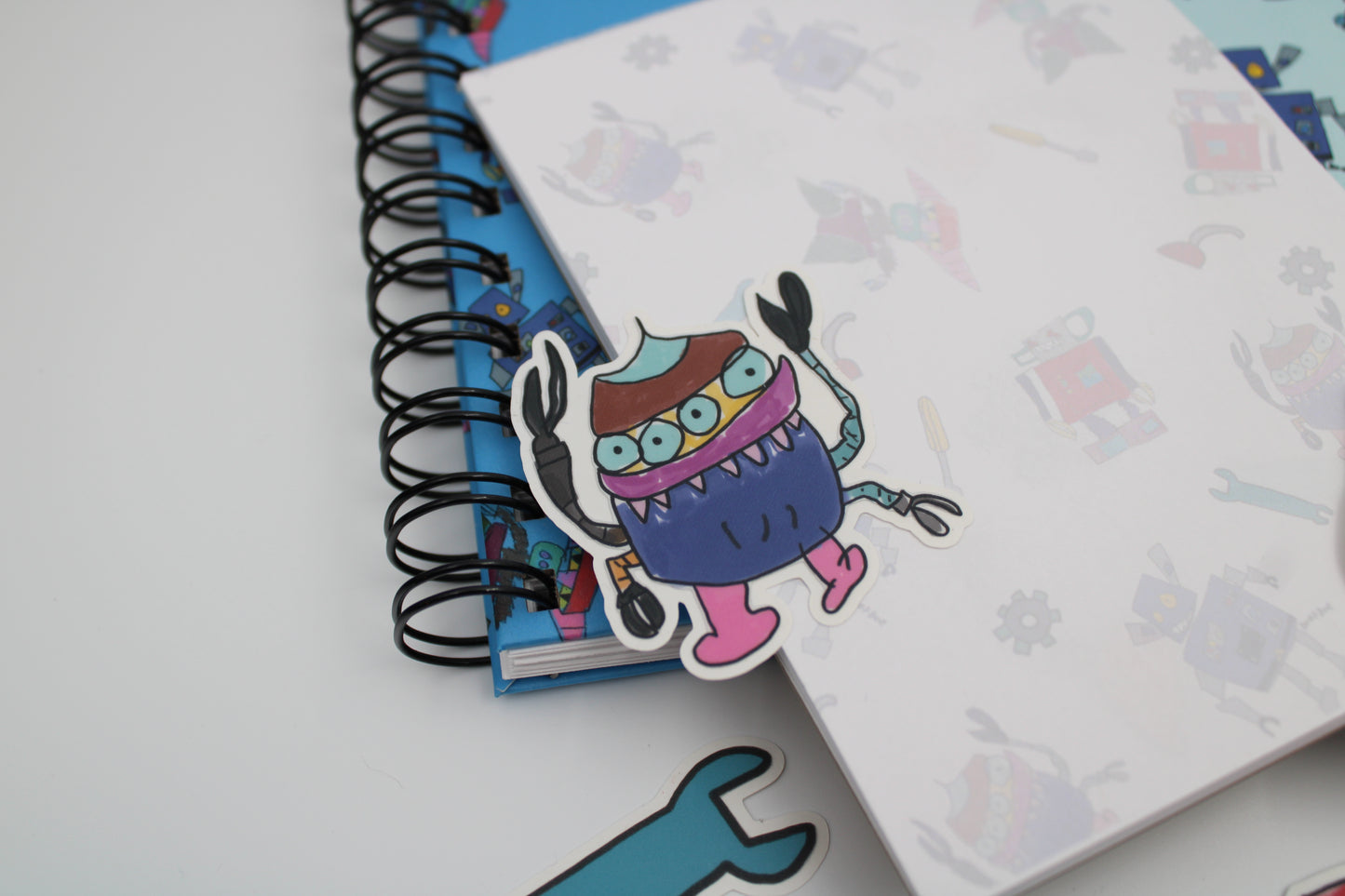 Robot Spiral Notebook Gift Set| GT Creations Collection