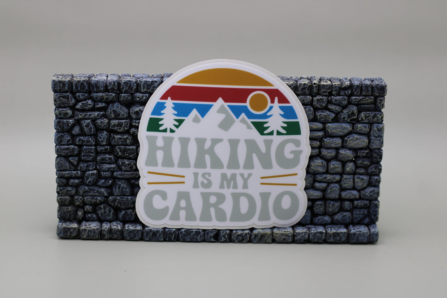 Hiking is Cardio Sticker| Funny Hiking| Outdoor Sticker