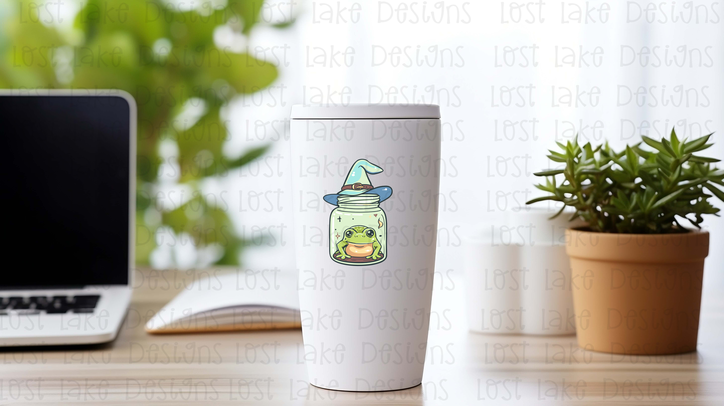 Wizardly Frog Sticker| Cute Frog Sticker| RPG|TTRPG|